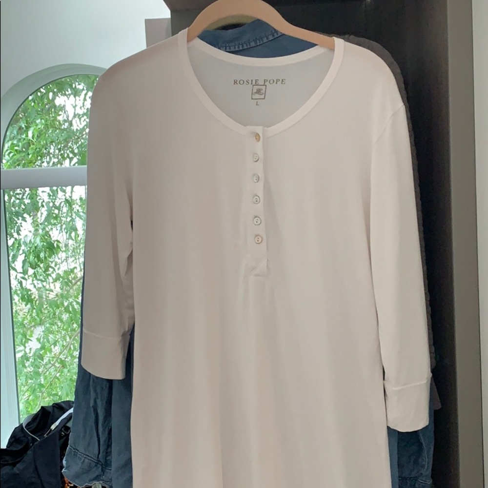ROSIE POPE Maternity Henley! Like new!